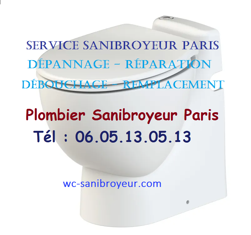 réparation sanibroyeur prix